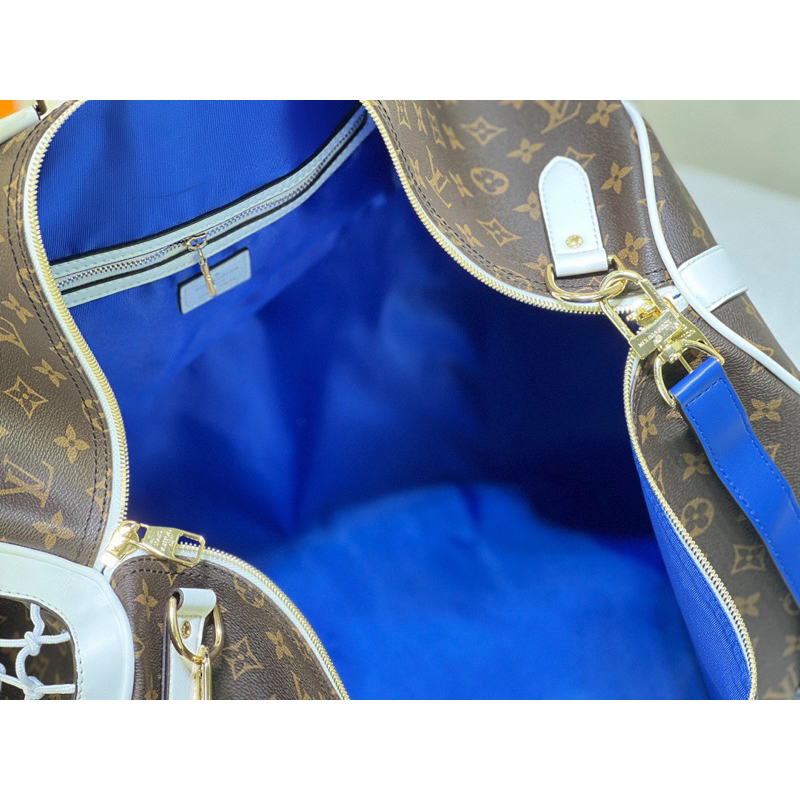 - Túi Du Lịch L.V x NBA Keepall 55 Monograms Cao Cấp - Túi Trống L.V x NBA