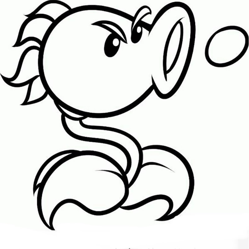 Zombies vs. Plants - Set 10 Tờ Tranh Tô Màu A4 A5 Dành Cho Màu Sáp, Màu Chì - TRANH TÔ MÀU COLOR LAND