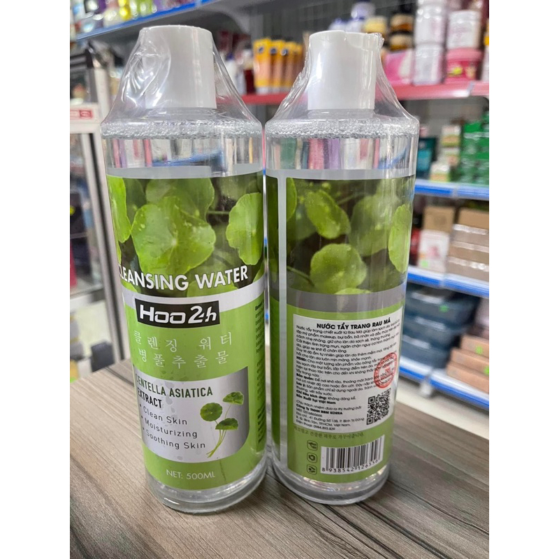 Nước tẩy trang rau má .