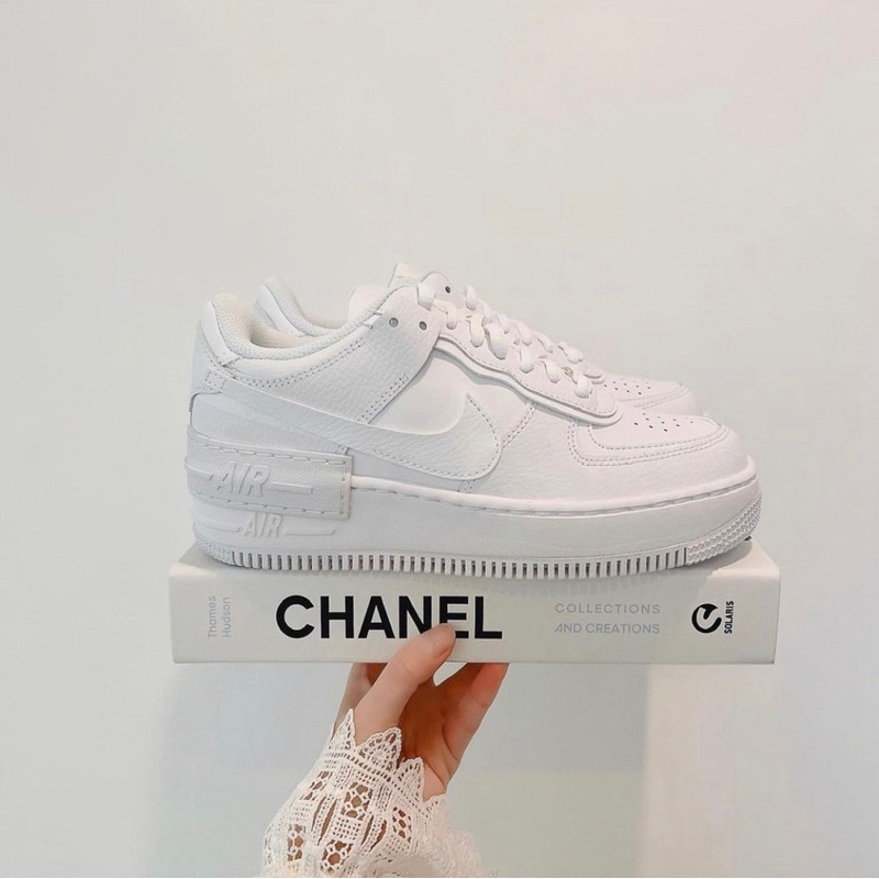 Giày thể thao sneaker foc shadow trắng full