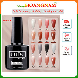 [Xả trong 2 ngày] Sơn Gel Thạch Cute Goodess 7.3ml/chai trang trí chăm sóc móng làm nail mi spa thời trang nữ