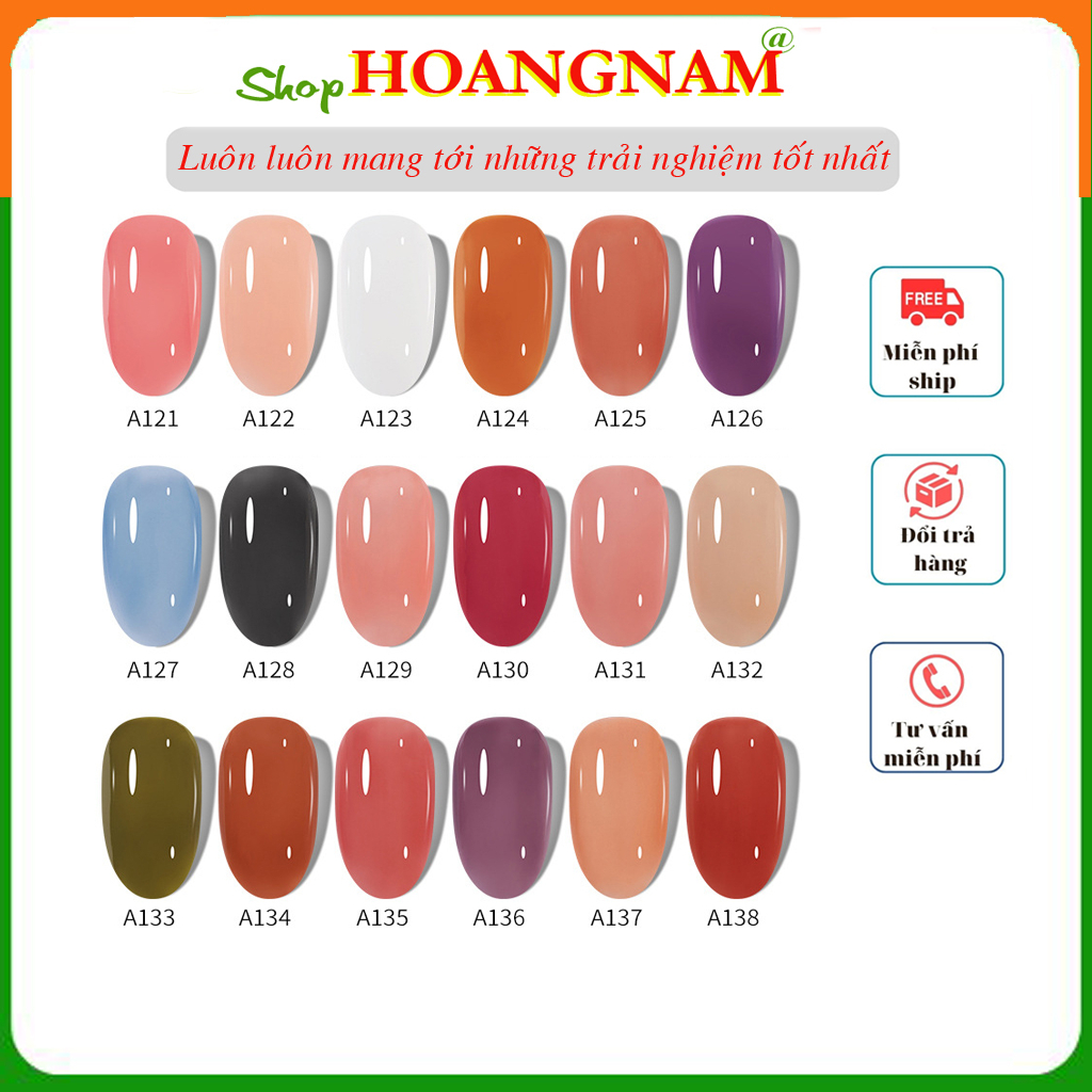 Sơn Gel Móng tay hơ đèn Thạch SIR chai15ml chăm sóc móng làm đẹp nail mi thời trang Nữ Shop Hoangnam