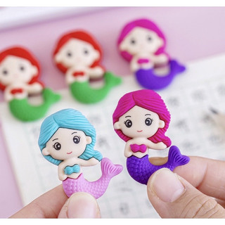 Set 4 Gôm Tẩy Nàng Tiên Cá Dễ Thương
