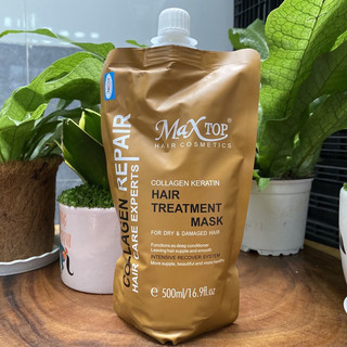 HẤP DẦU PHỤC HỒI HOÀN HÌNH TÓC HƯ TỔN TÓC SUN TÓC NÁT MAXTOP 500ml