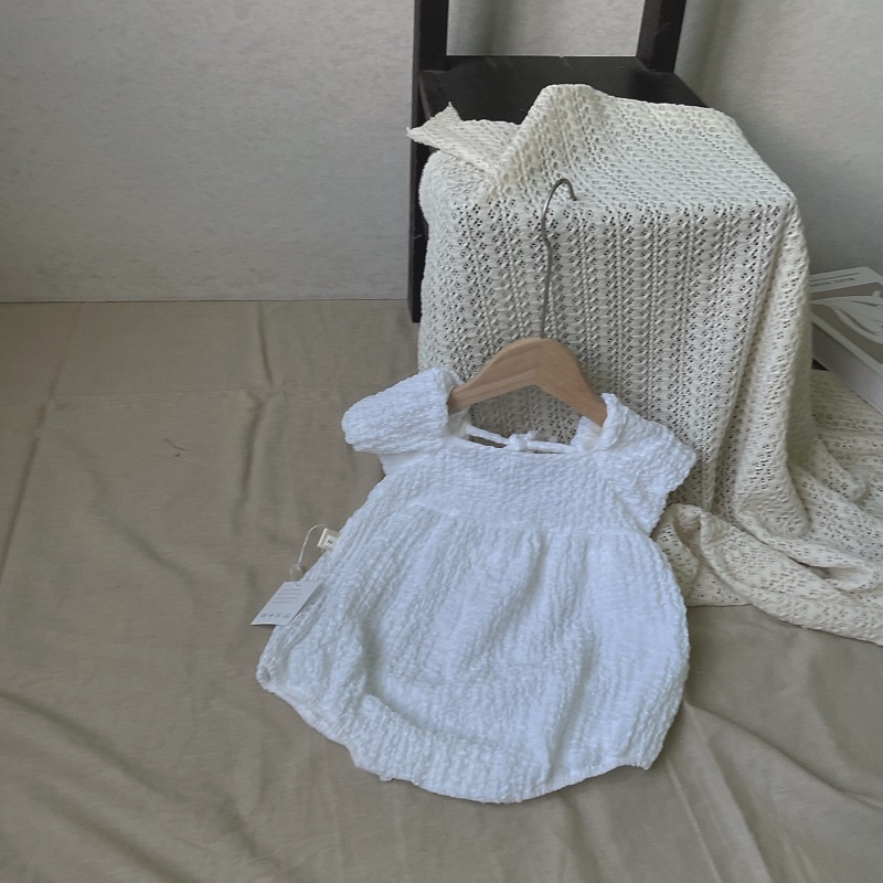 Body suit thun nhún thắt nơ xinh cho bé Tiệm Su Kids