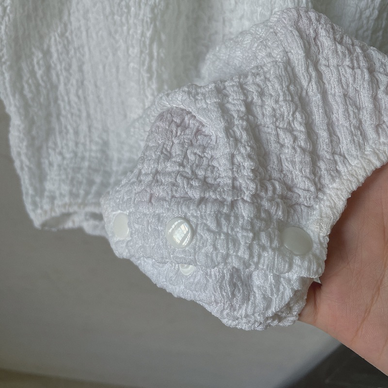 Body suit thun nhún thắt nơ xinh cho bé Tiệm Su Kids