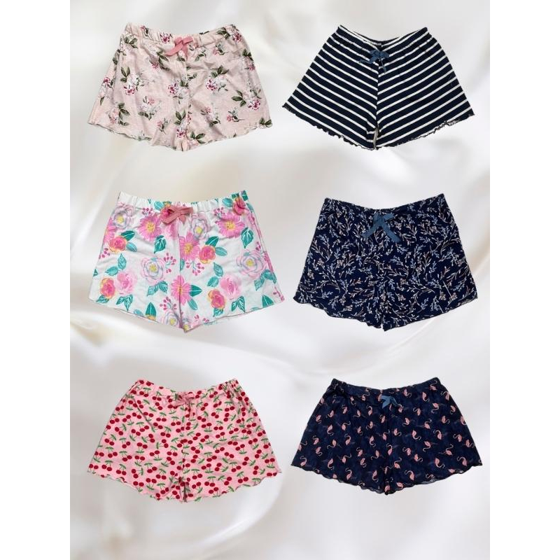 Quần Đùi Nữ Mặc Nhà Chất Cotton Mịn Quấn Bèo Nhiều Họa Tiết Hồng Thúy Bigsize
