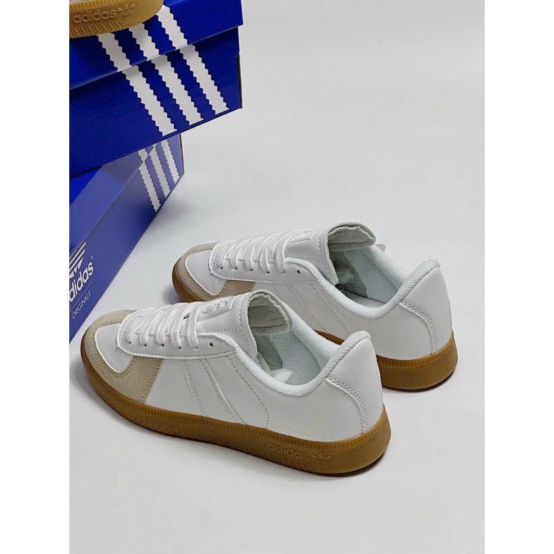 Giày sneaker army trắng nâu 2023