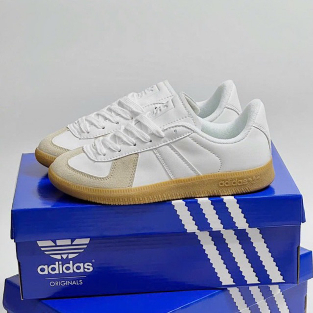 Giày sneaker army trắng nâu 2023