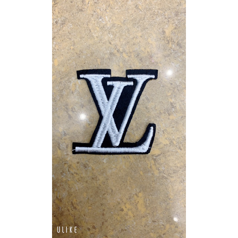Logo sticker LV thêu ủi nhiệt loại đẹp 7cm