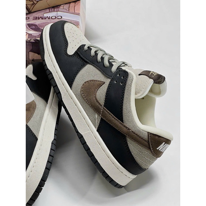 Giày sneaker sb dunk low xanh xám nỉ