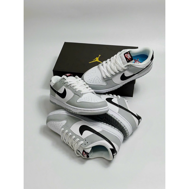 Giày sneaker sb dunk low xám đen