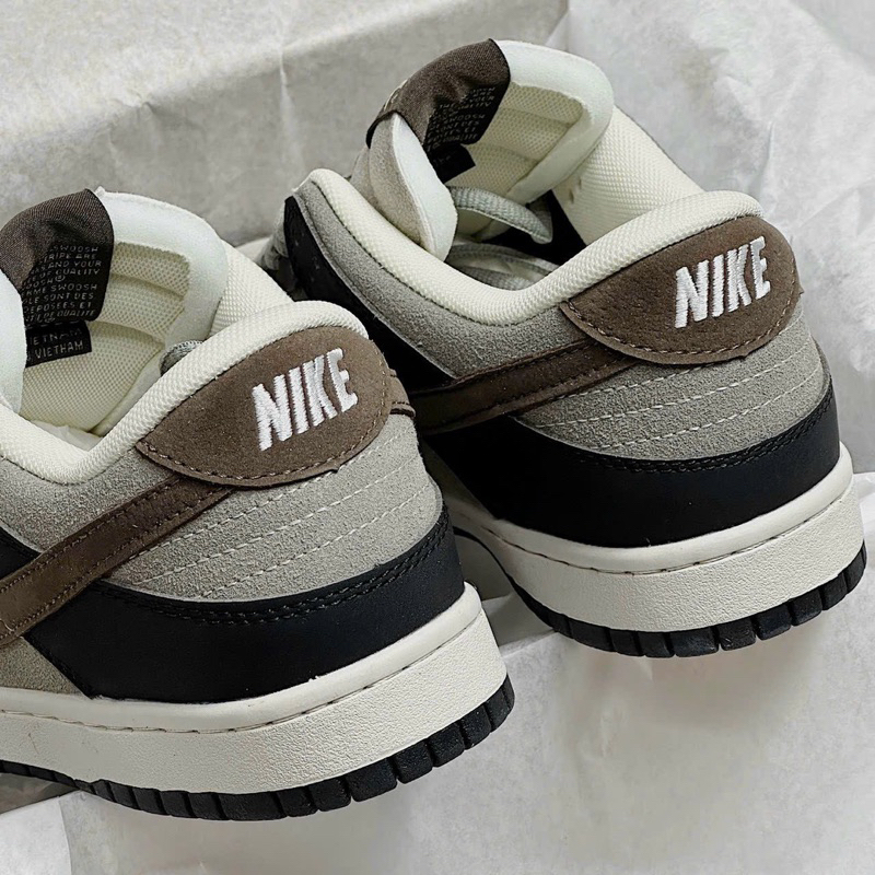 Giày sneaker sb dunk low xanh xám nỉ