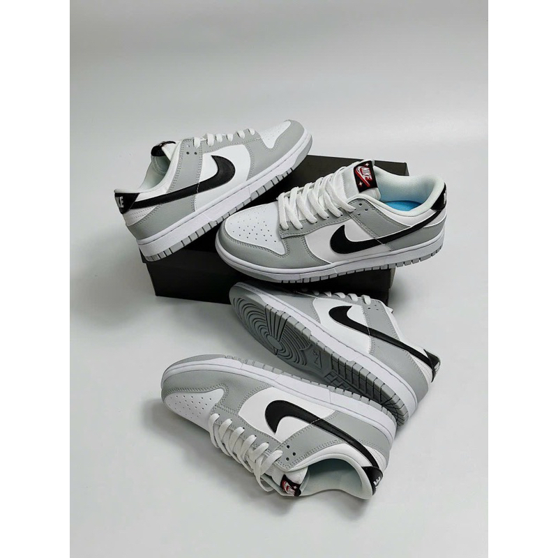 Giày sneaker sb dunk low xám đen