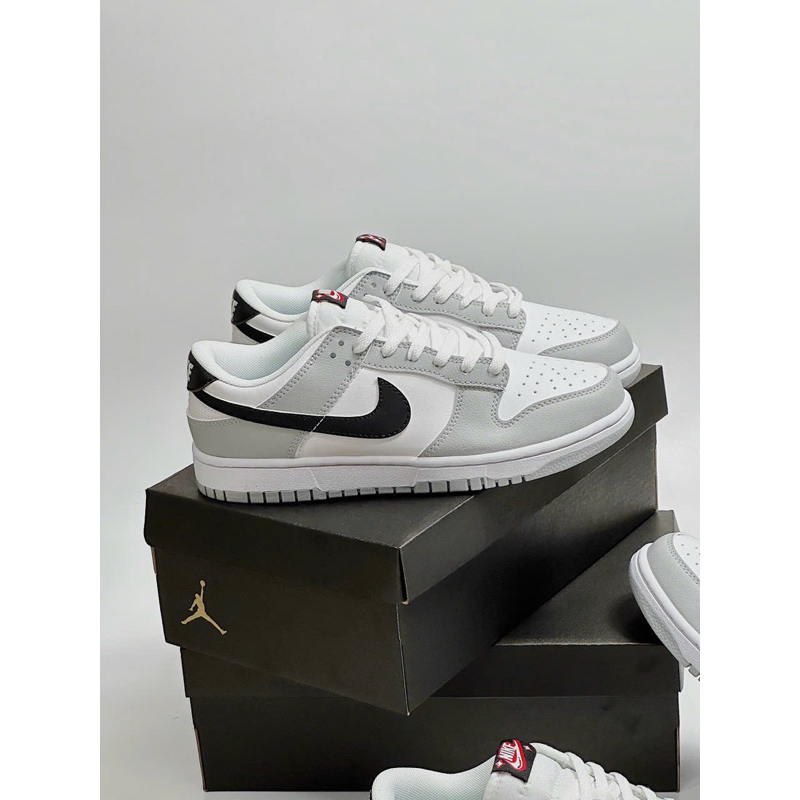 Giày sneaker sb dunk low xám đen