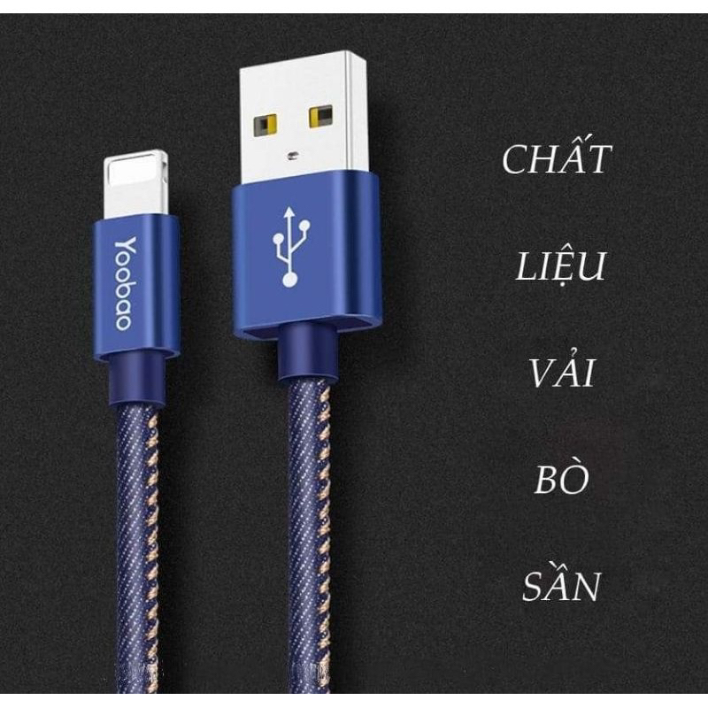 Cáp dù YOOBAO 1,8m , Cáp dù chống gãy đứt