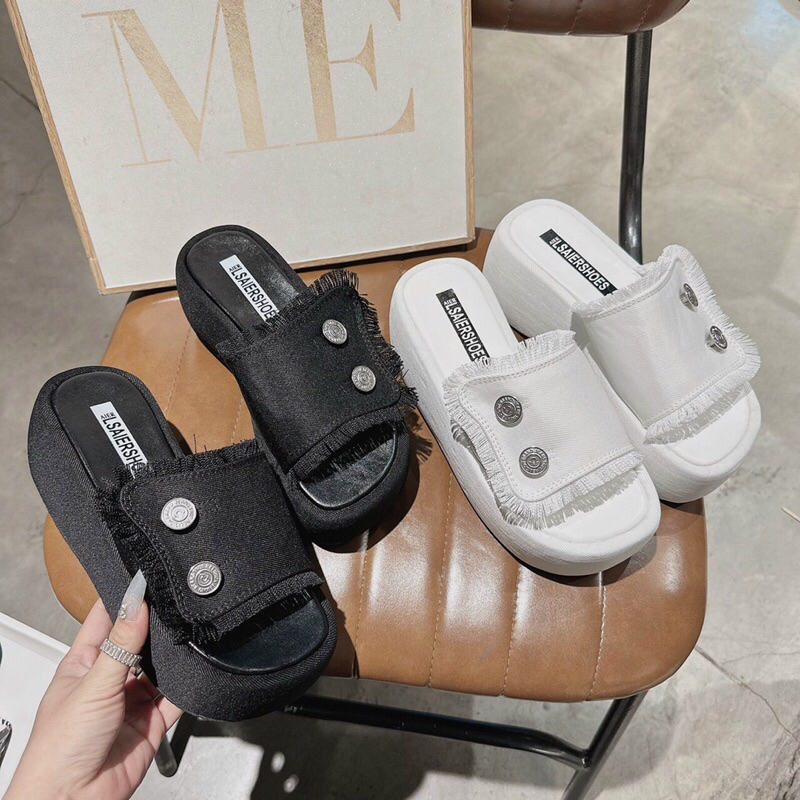 Dép bảng zin nút siêu cute