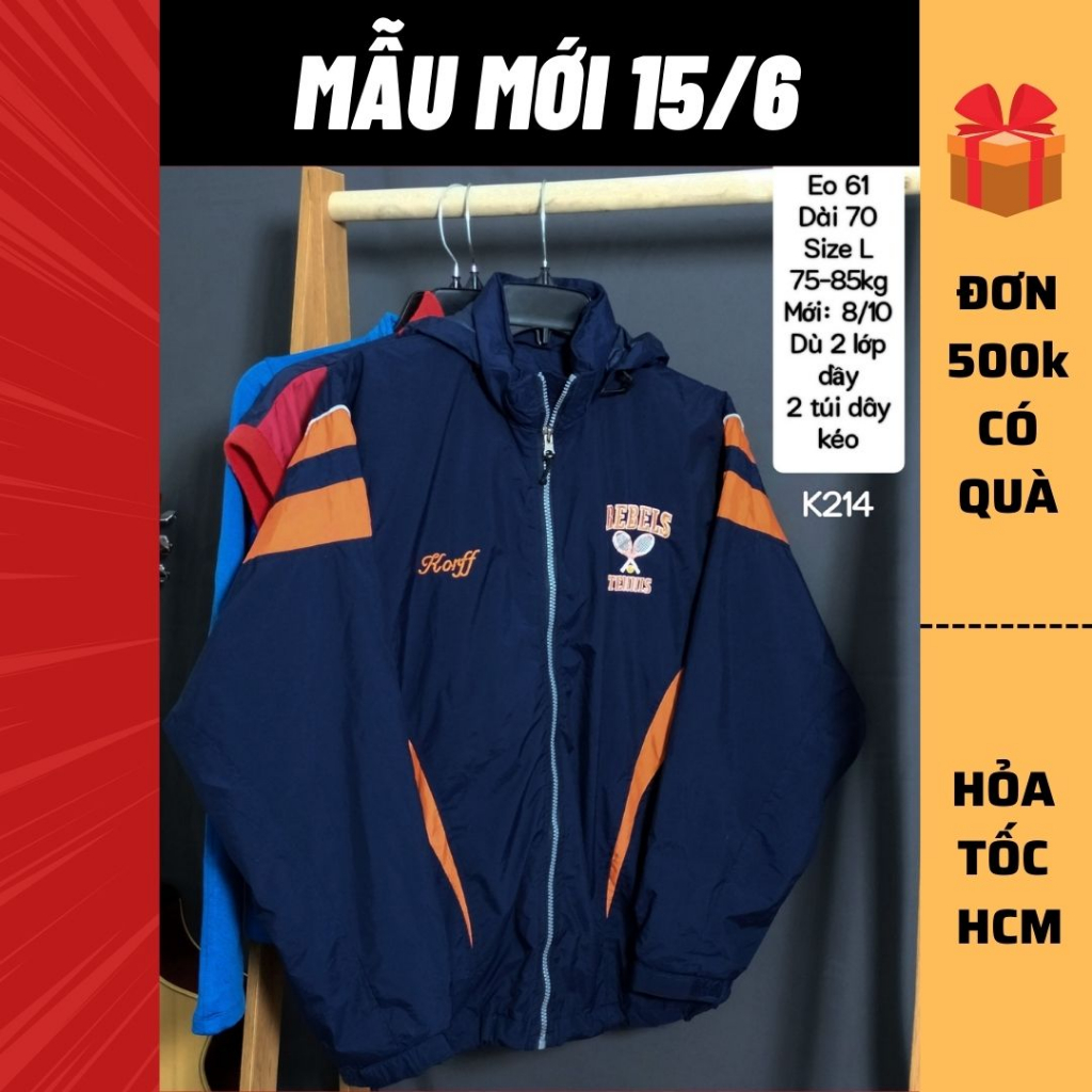 Áo khoác si nam nữ, jacket nam nữ 2hand, unisex [Gò Vấp/Hỏa Tốc]