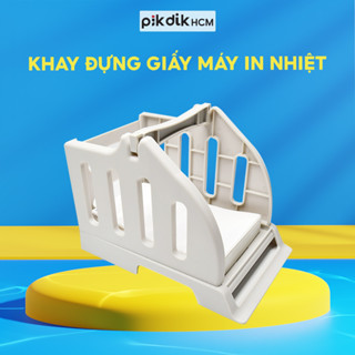 Khay đựng giấy máy in nhiệt, giá đựng giấy cho máy in nhiệt Pikdik khổ A6, khổ A7