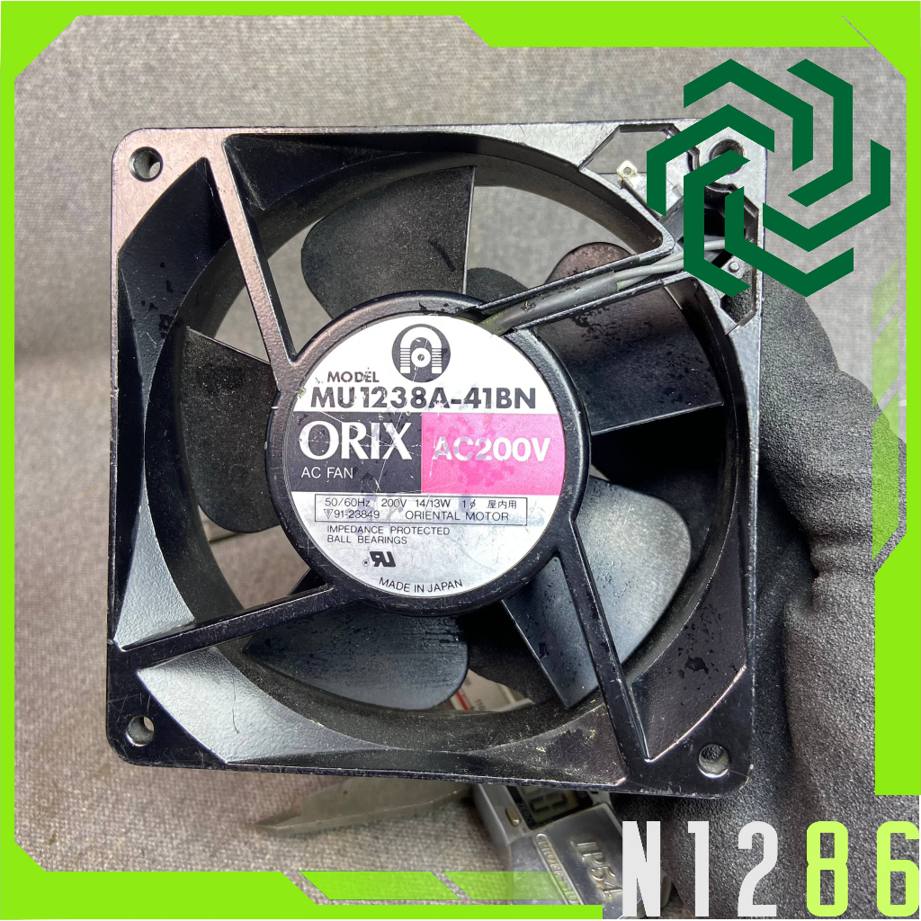 Quạt 12 cm ORIX 220 V 14 / 13 W. GIÓ TỐT. MU1238A-41BN