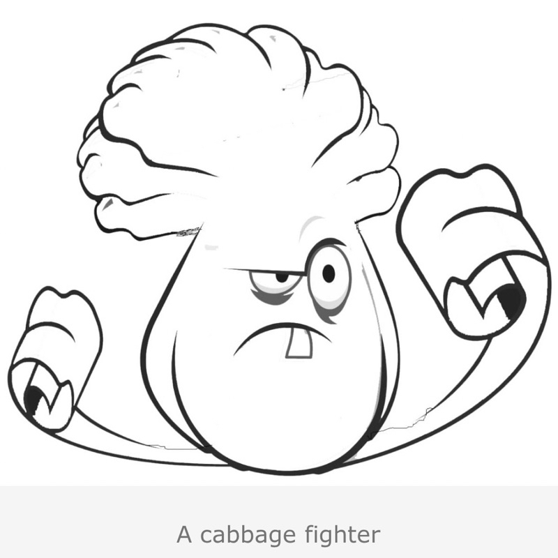 Zombies vs. Plants - Set 10 Tờ Tranh Tô Màu A4 A5 Dành Cho Màu Sáp, Màu Chì - TRANH TÔ MÀU COLOR LAND