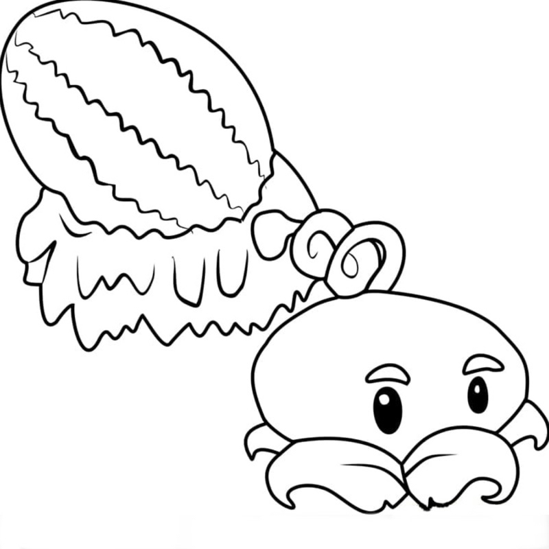 Zombies vs. Plants - Set 10 Tờ Tranh Tô Màu A4 A5 Dành Cho Màu Sáp, Màu Chì - TRANH TÔ MÀU COLOR LAND