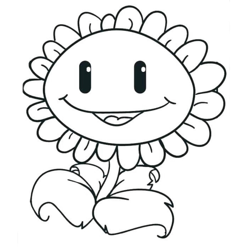 Zombies vs. Plants - Set 10 Tờ Tranh Tô Màu A4 A5 Dành Cho Màu Sáp, Màu Chì - TRANH TÔ MÀU COLOR LAND