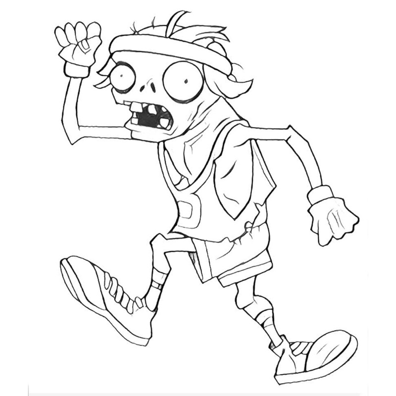 Zombies vs. Plants - Set 10 Tờ Tranh Tô Màu A4 A5 Dành Cho Màu Sáp, Màu Chì - TRANH TÔ MÀU COLOR LAND