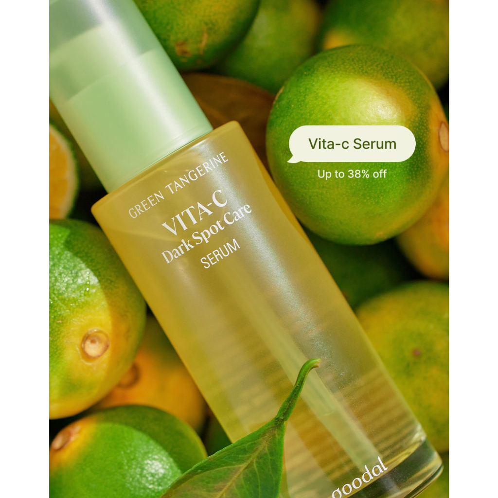 Tinh chất Vitamin C Goodal Green Tangerine Vit C Dark Spot Serum  dưỡng sáng da mờ thâm