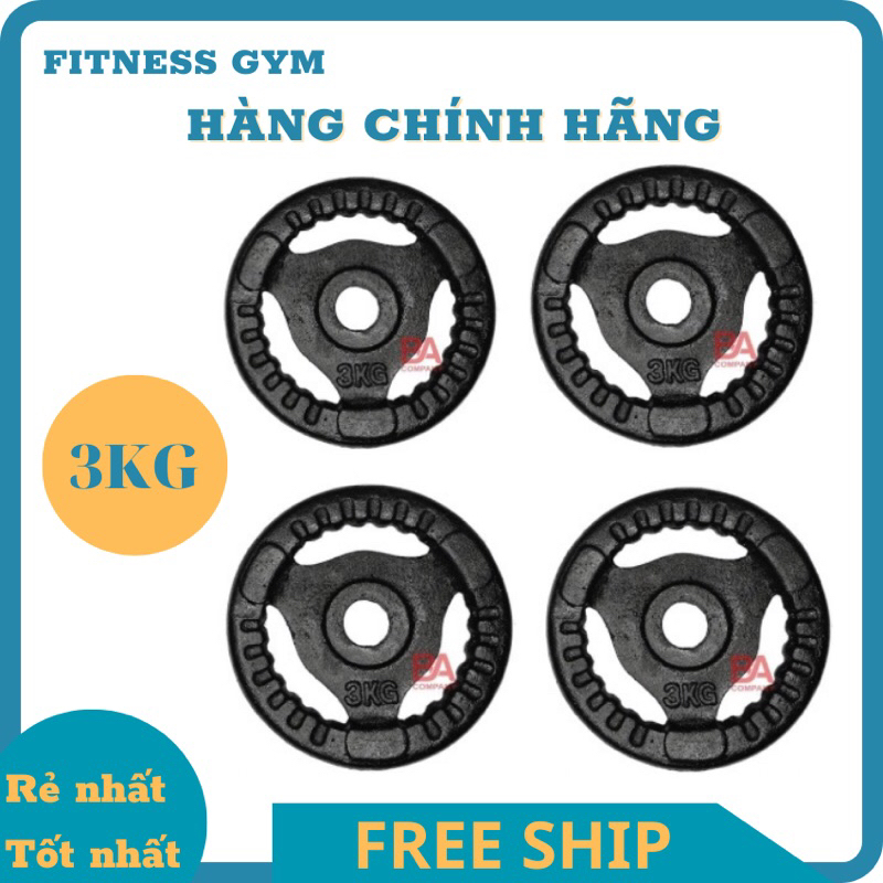 Tạ Miếng Gang 3kg