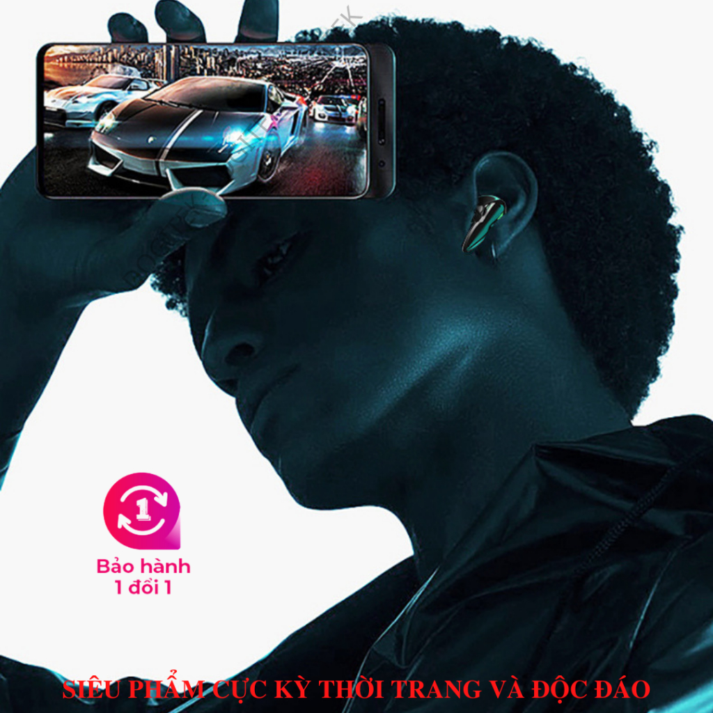 Tai nghe gaming bluetooth S520 Tai nghe không dây gaming âm trầm kèm chế độ kép nhạc và game