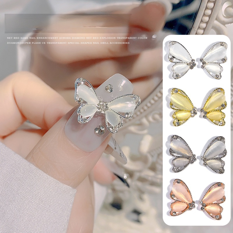 Charm bướm đá nửa cực đẹp mới