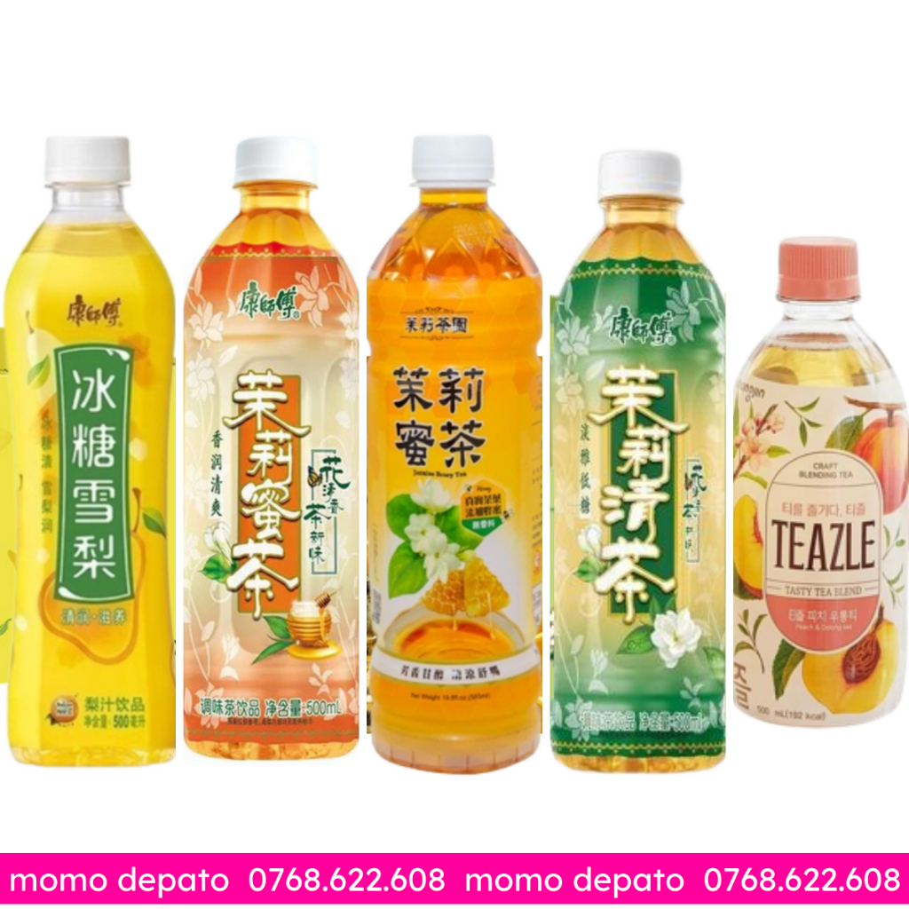 Nước Trà Đài Loan * mật ong hoa lài, trà xanh hoa lài, nước lê đường phèn, trà đào Teazle ＊momodepato＊