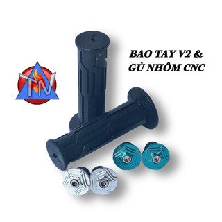 Bao tay daytona V2 kèm gù nhôm cnc các dòng xe
