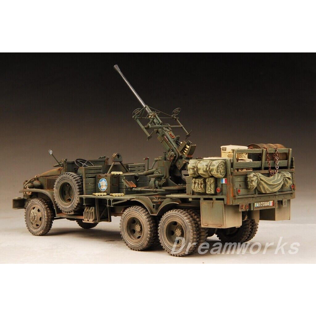 1/35 Mô Hình Xe Phòng Không GMC Truck w/Bofors 40mm Machinegun