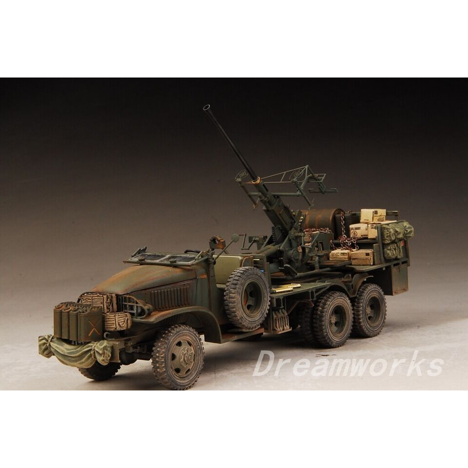 1/35 Mô Hình Xe Phòng Không GMC Truck w/Bofors 40mm Machinegun