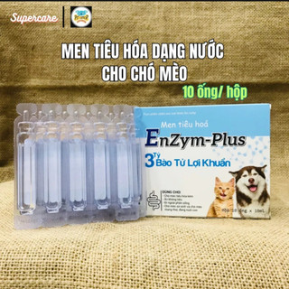Enzyme Plus v Calcium Nano ống 10ml _ Men tiêu hóa v Canxi dạng nước cho chó mèo