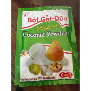 Gói bột cốt dừa tuấn phương 50g