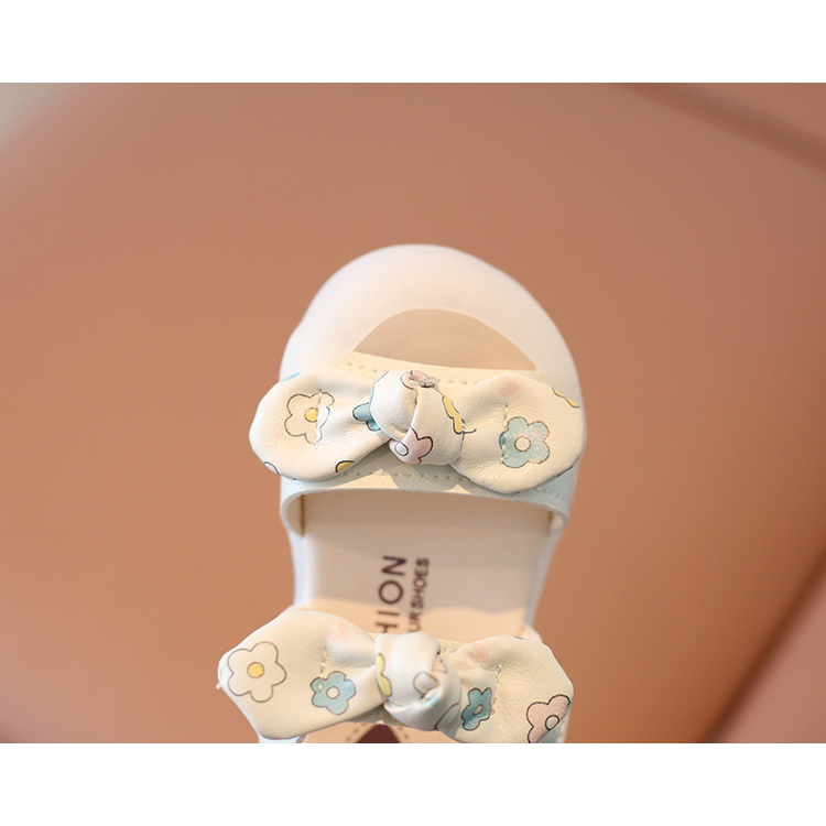 Sandal Dép Bé Gái Nơ Thắt Phong Cách Thời Trang Cho Bé