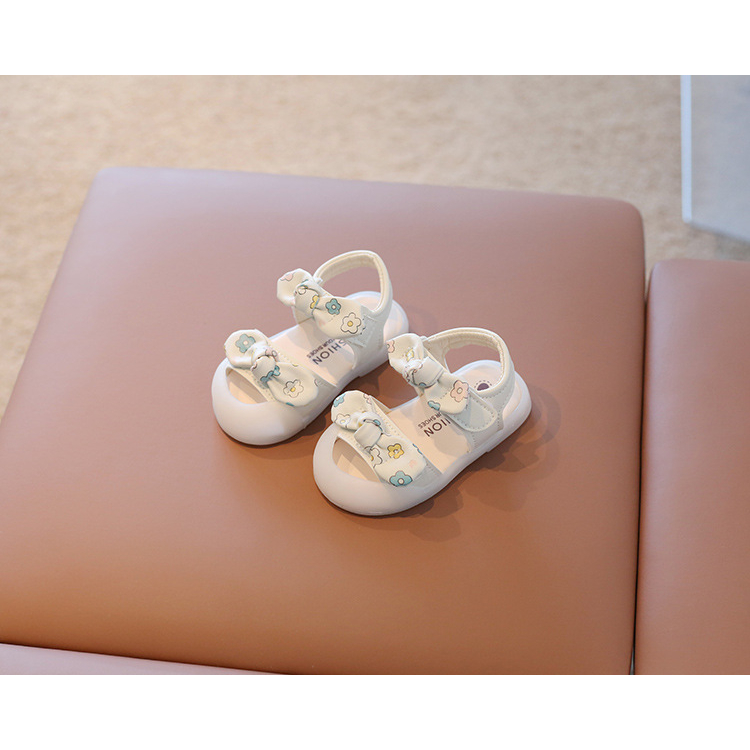 Sandal Dép Bé Gái Nơ Thắt Phong Cách Thời Trang Cho Bé