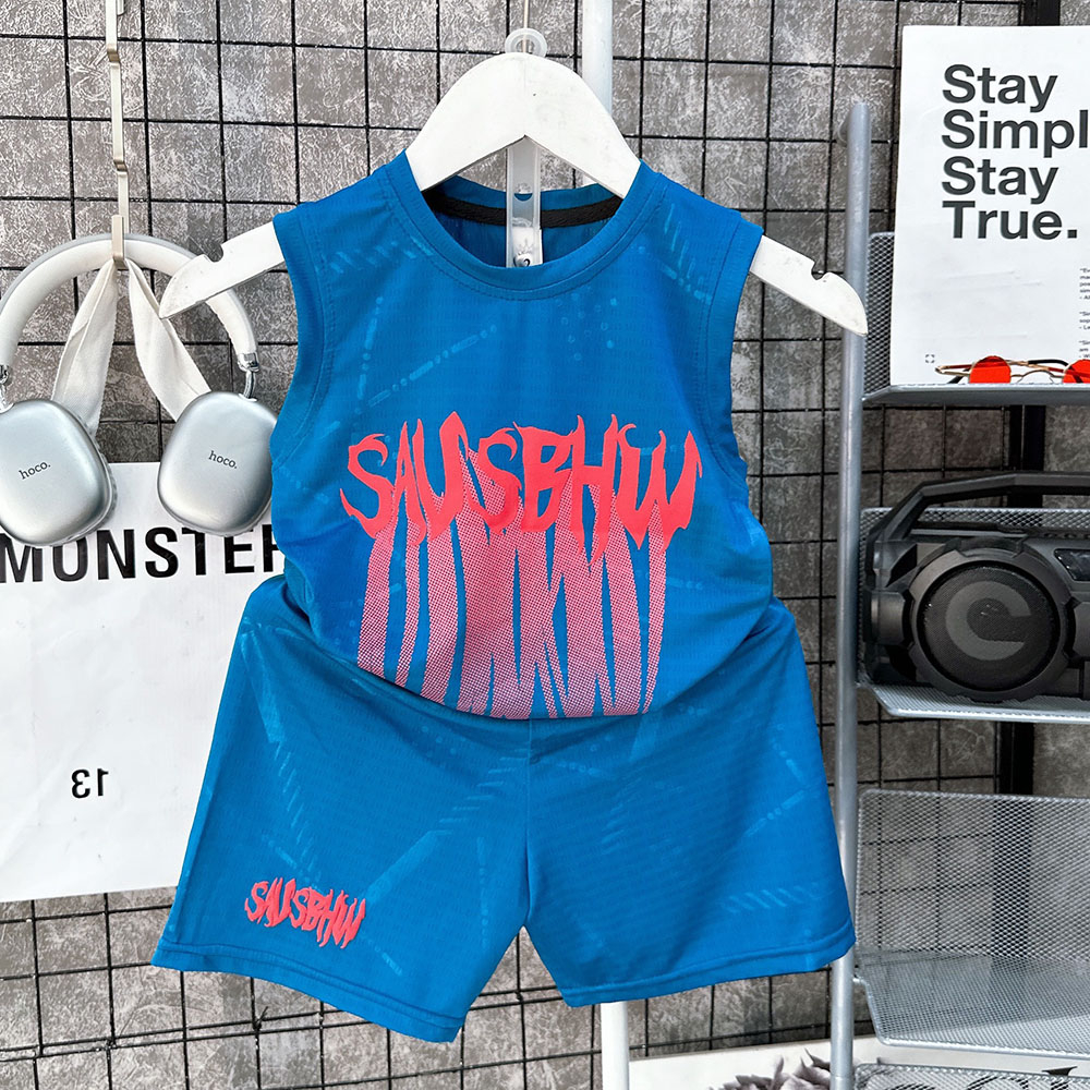 Bộ sát nách, sét cộc bé trai bé gái vải thông hơi siêu mát SAVS