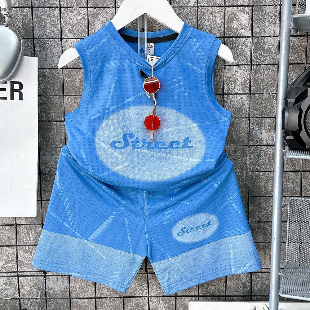 Bộ sát nách, sét cộc bé trai bé gái vải thông hơi siêu mát Stree