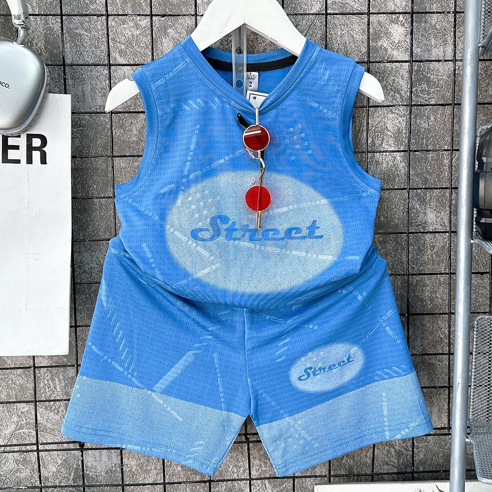 Bộ sát nách, sét cộc bé trai bé gái vải thông hơi siêu mát Stree