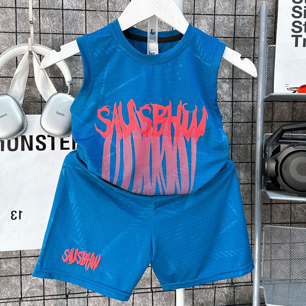 Bộ sát nách, sét cộc bé trai bé gái vải thông hơi siêu mát SAVS