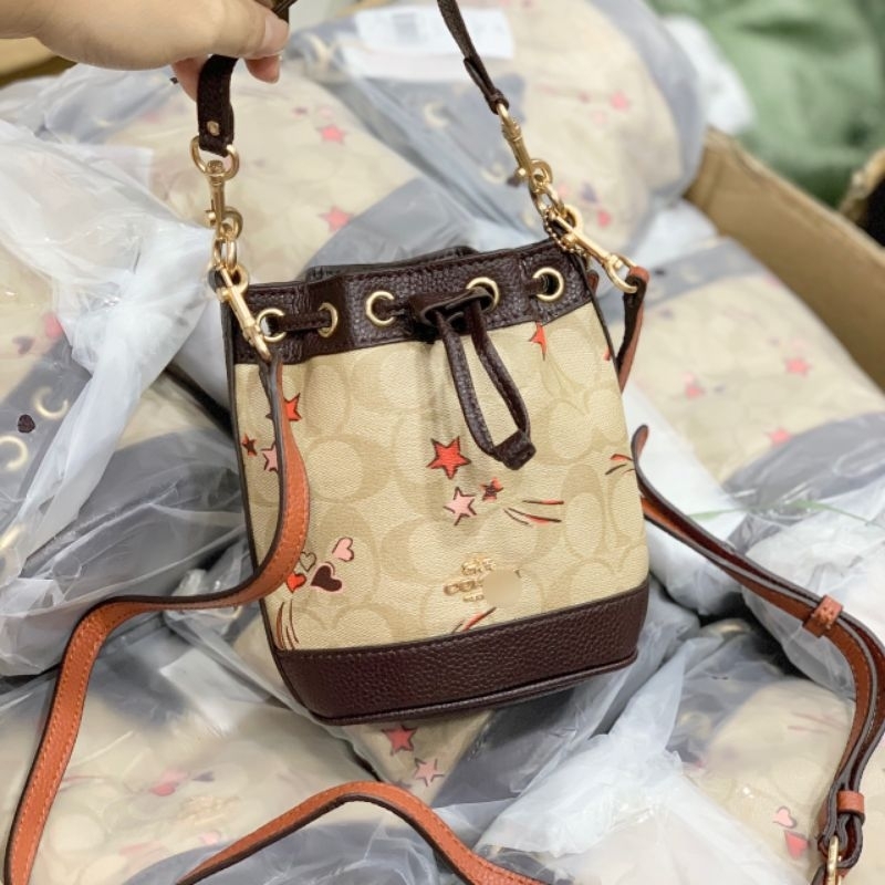 TÚI COACH Mini Dempsey Bucket CK524