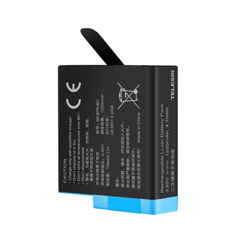 Pin gopro 5 6 7 8 , pin gopro chính hãng  phụ kiện máy quay gopro