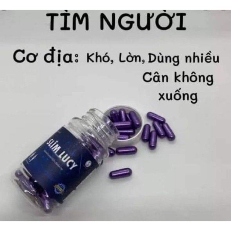 Giảm Cân Lucy Slim Thái Giảm Giảm Cấp Tốc - Hộp 40V Chính Hãng