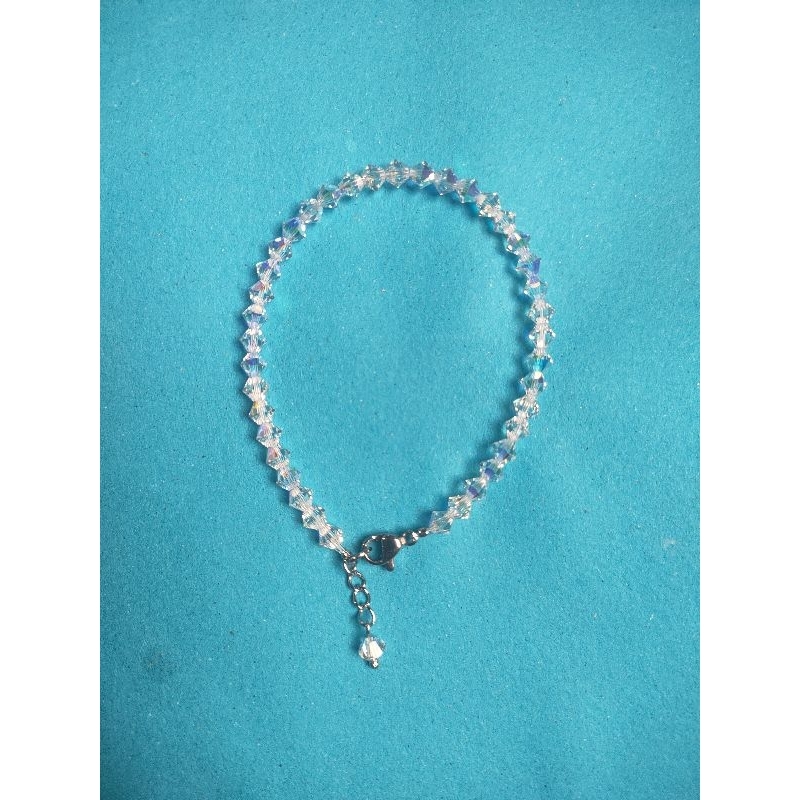 Vòng Tay Pha Lê Swarovski hạt nón 4ly