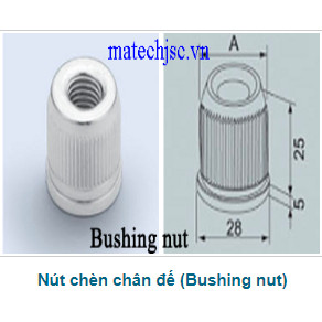 Nút chèn chân đế cho ống có đường kính trong 23.5mm, đường kính ngoài 27mm