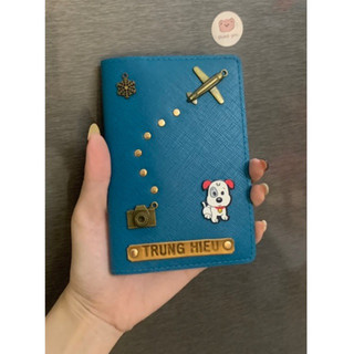Vỏ hộ chiếu xanh